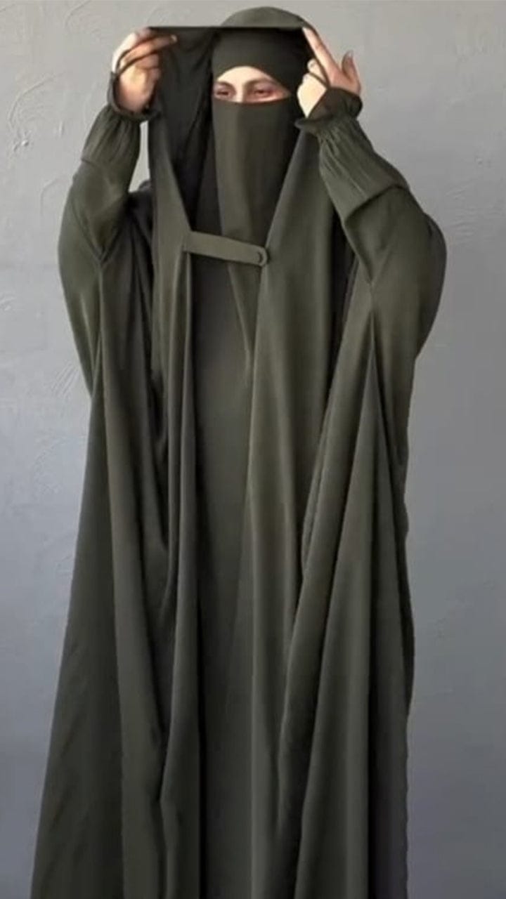 Jilbab Abaya (Dark Green)