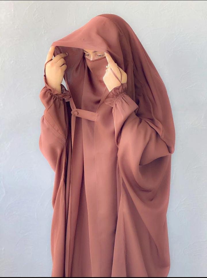 Jilbab Abaya (Rose Brown)