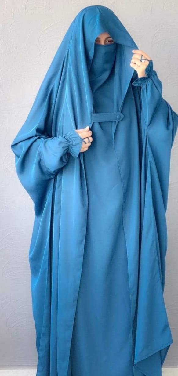 Jilbab Abaya (Blue)