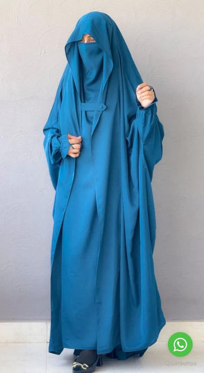 Jilbab Abaya (Blue)