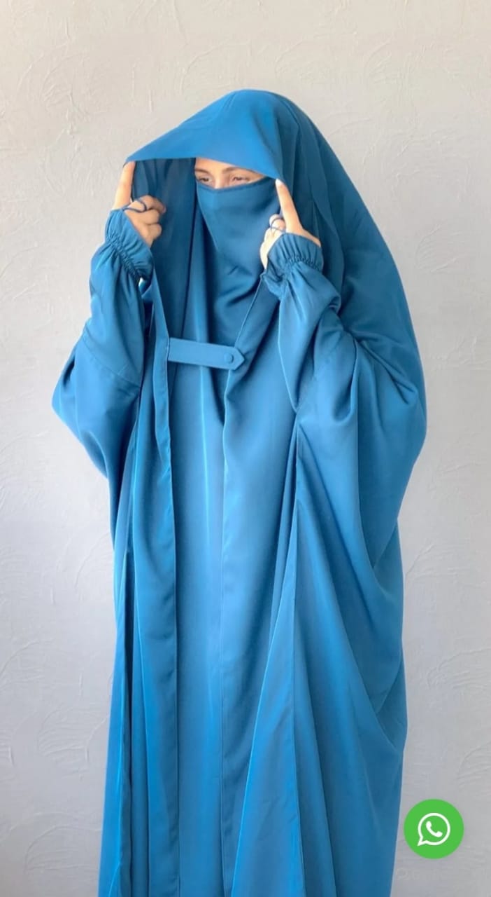 Jilbab Abaya (Blue)